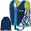 Limmys Premium Neopren Schwimmweste für Kinder, ideale Schwimmhilfe für Jungen und Mädchen, EXTRA Kordelzugtasche…