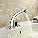 Lightinthebox Deck Mount Solid Brass Auto Sensor Bathroom Sink Faucet with Automatic Sensor Chrome Bath Tub Faucet Unique Designer Vanity Plumbing Fixtures Roman Tub Faucets Lavatory Glacier Bay Faucets