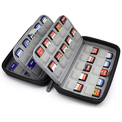 image for Sisma 80 Games Holder Cartridges Storage Case for Nintendo Switch PS V