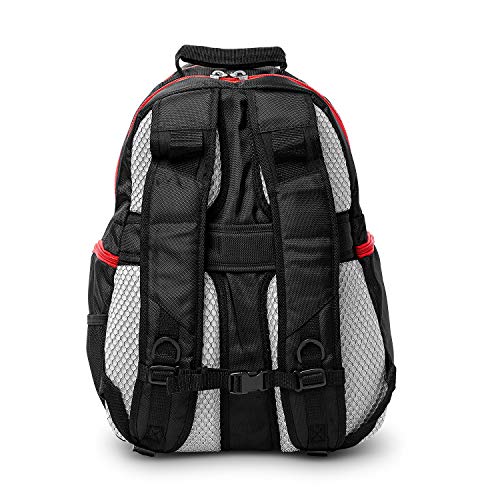 NHL Florida Panthers Colored Trim Premium Laptop Backpack - Thumbnail 3