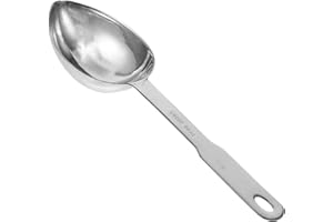 Garneck Stainless Steel Measuring Spoon 1/4 Cup Single Heavy Duty Metal Scoop for Kitchen Baking and Coffee