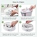 Homasy Cool Mist Humidifiers 5L for Large Room, Ultrasonic Humidifier for Bedroom Baby and Office, Air Vaporizer Unit with Whisper-Quiet Operation, Auto Shut-Off Protection and 40 Hours Working