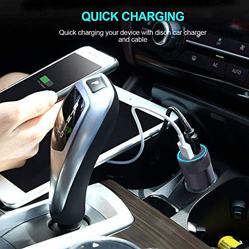 USB C Charger Set(4 in 1),3.4A Car Adapter, 2.1A Wall Charger Block with 2Pack 6Ft Type C Charger Cord for Motorola Moto Z Z4/G7/G7 G8 Plus/G7 Play/X4/ X5, Google Pixel XL, Samsung Galaxy S10e/Note 10