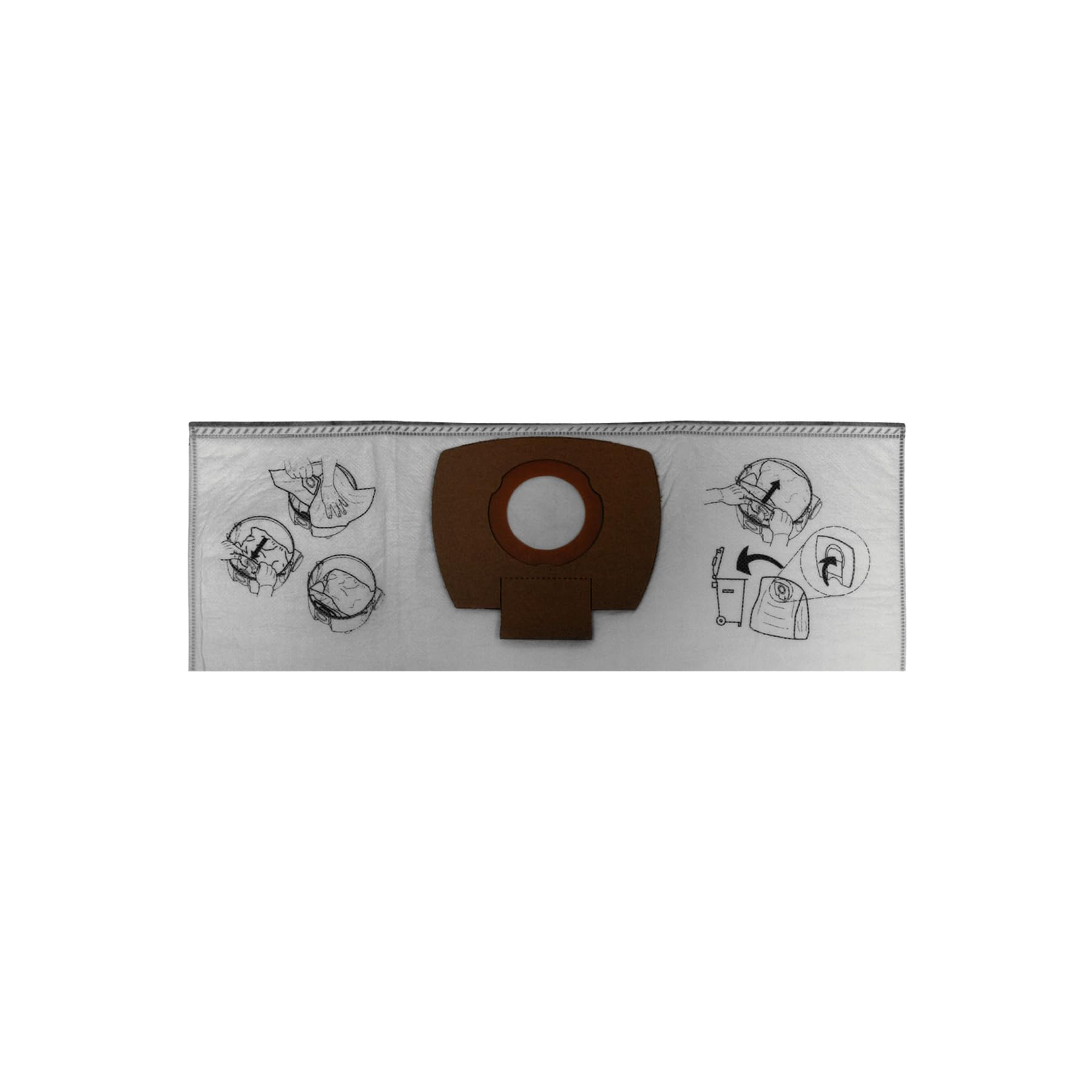 Makita P-72899 Makita L P-72899 Filter Bags for VC2010L Pack of 5 1 Grey