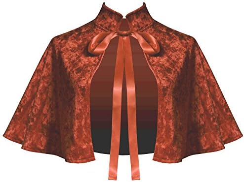 Victorian Gothic Renaissance Steampunk Velvet Collar Capelet
