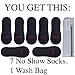MABUA No Show liner Mens Womens Cotton Socks 7 Pairs. Available in Colors