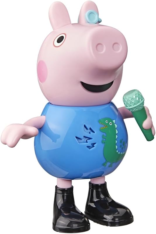 , George canta e faz piadas, figura de 20 cm, brinquedo musical com mais de 50 sons e canções, brinquedos para pré-escolares para meninas e rapazes a partir dos 3 anos - versão espanhola