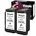 Inktopia Combo Compatible Ink Cartridge Replacement for Canon PG 245XL CL 246XL 245 XL 246 XL PG-243 CL-244 (1 Black 1 Color) Used in PIXMA iP2820 MG2420 MG2520 MG2922 MG2924 Printer