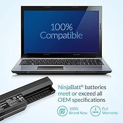 NinjaBatt Battery for K53E A32-K53 A41-K53 X44H