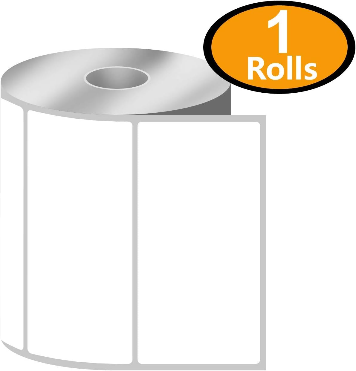 BETCKEY - 4" x 2" Barcode Shipping & Multipurpose Labels Compatible with Zebra & Rollo Label Printer, Premium Adhesive & Perforated[10 Rolls, 7500 Labels] : Office Products