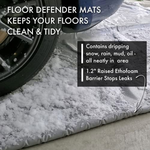 Floor Defender Pro Garage Containment Mats (Car Size 7'9" x 18