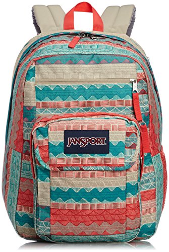 JanSport Digital Student Laptop Backpack- Sale Colors (Malt Tan Boho Stripe)