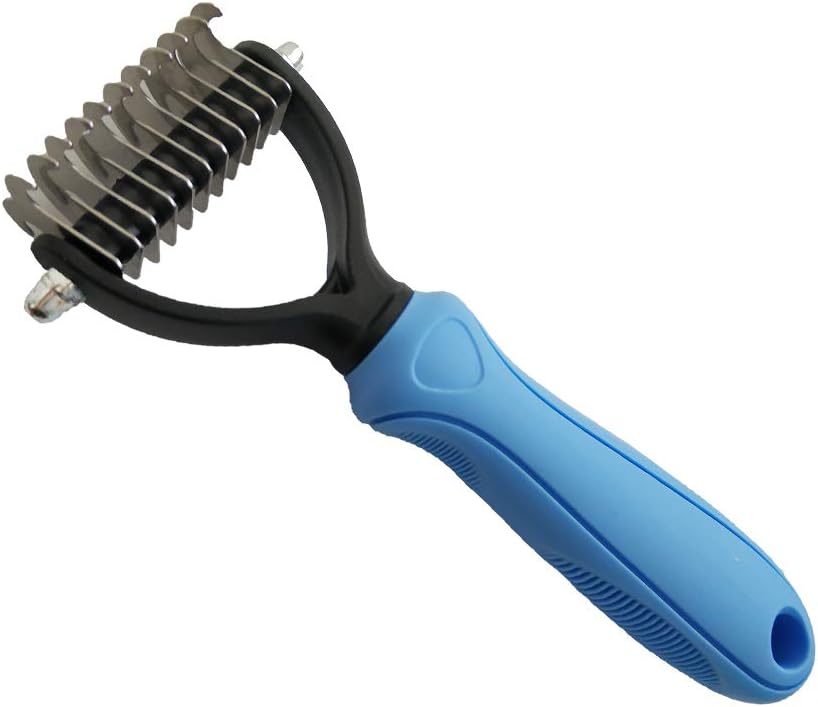 Dematting Comb with 2 Sided Professional Grooming Rake for