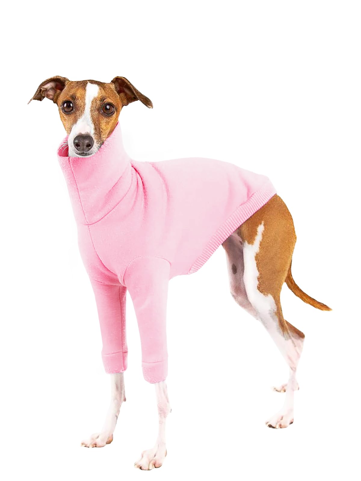Photo 1 of Dog Fleece Sweater Turtleneck Long Sleeve Pullover Sweatshirt Warm Puppy Clothes for Small Medium Dogs