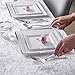 Silver Square Plastic Dinnerware (200-Piece) Plastic Plates, Plastic Cutlery, Cups and Guest Towels - Service for 25 Guests Fancy Place Setting for Wedding, Party, Baby Shower, Birthday, Holiday
