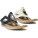 Modzori Lirah Women’s Reversible Low-Wedge Sandal - Flip for Two Looks