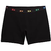 TomboyX No Fly Boxer Briefs Underwear With Flat Front for Women, 6” Inseam, Cotton Blend, Gender Neutral Boy Shorts Panties