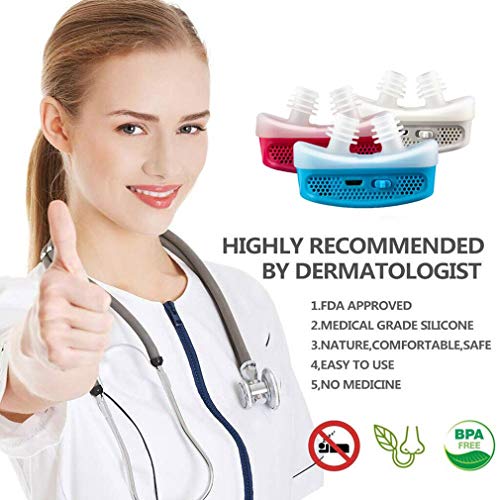 Coldcedar Micro CPAP Anti Snoring Electronic Device Sleep Apnea Stop Snore Aid Stopper