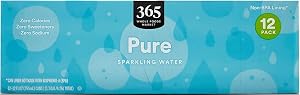 Whole Foods 365 Everyday Value, Sparkling Water Pure, 12 Count