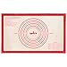 Extra Large Silicone Pastry Mat and Baking Sheet - Non Stick Thick Non-slip Reusable Mats with Measurements | Uses - Rolling Fondant | Dough | Oven Liner | Counter mat | Macaroon | Pie Crust 16