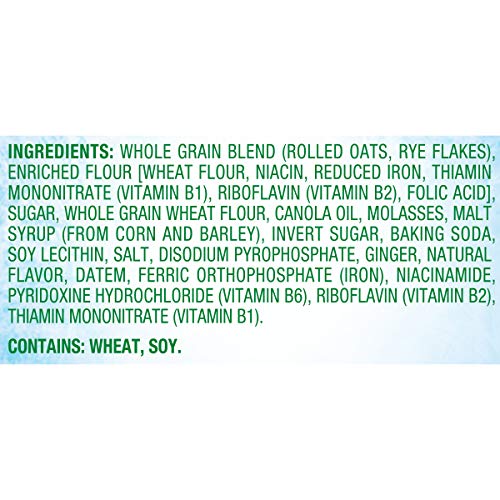 belVita Gingerbread Breakfast Biscuits, 5 Packs (4 Biscuits Per Pack