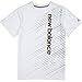 New Balance Boys' Big Short Sleeve Athletic Graphic T-Shirt, White, 14-16