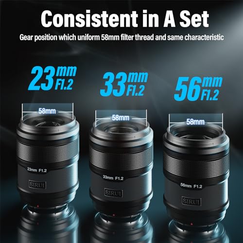 SIRUI Sniper APS-C 33mm F1.2 Wide Angle Autofocus Lens for Z30, Z50, Zfc (Z Mount, Black)