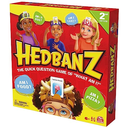 Hedbanz 2023 Edition Cards Picture Guessing Board Game Family Games