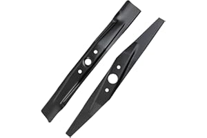 BULARIE 72511-VR8-M00 Bottom Blade and 72531-VR8-M00 Upper Blade Set Replacement for 08720-VR8-M00, Lawn Mower Blade Compatible with Hon da HRN216, 2 Pack