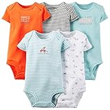 Carter's Baby Boys' 5 Pack Bodysuits (Baby)