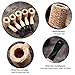 Syhood 12 Pieces Wooden Corn Cob Pipe Mini Fake Prop Pipe Halloween Corncob Pipe for Cosplay Party Favors