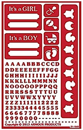 4 Reusable+Etching+Stencils+Birthday+Celebration