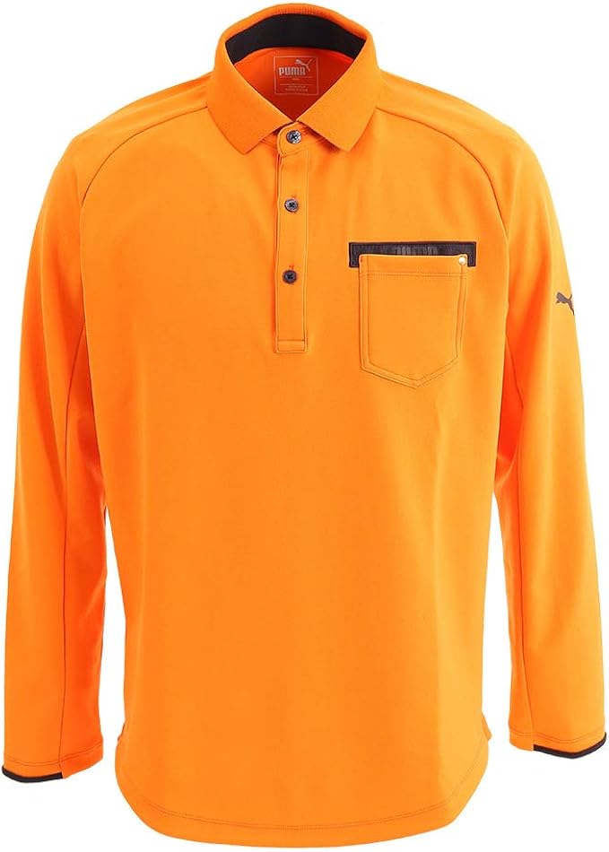 Amazon プーマ ゴルフウェア ジェネラル ポケット 長袖 ポロシャツ メンズ シャツ 通販
