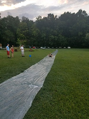 TheSafetyHouse Heavy Duty Slip and Slide Plastic Sheeting 4' x 500'