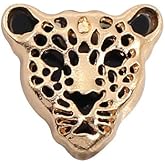 MISSU JEWELLRY Hollow Cheetah Head Collar Brooch Leopard Suit Lapel Pin for Mens Dress