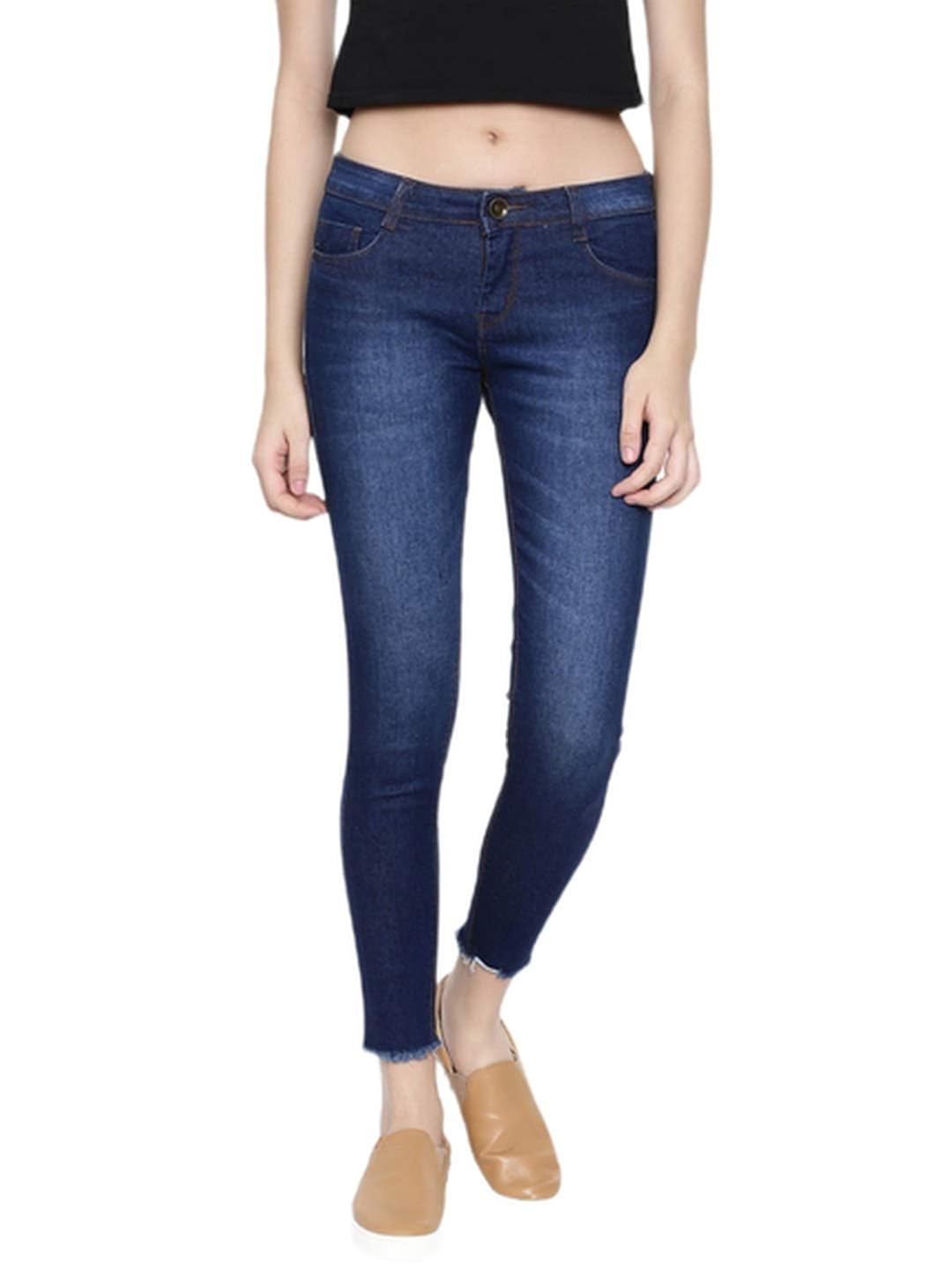 Buy ZHEIA Women's Carrot Skinny Jeans at Amazon.in