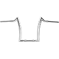 12" Rise 1.25" Chrome Ape Hanger Handlebar for Harley Sportster 883 1200 XL Softail FLST FXST Dyna, Road King 1994-2023 2024, Road Glide 1998-2013