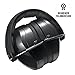 Pro For Sho All Terrain Safety Ear Protection - LARGER Size Foldable Ear Muffs Much Lighter Weight & Maximum Hearing Protection - Large Size, Black