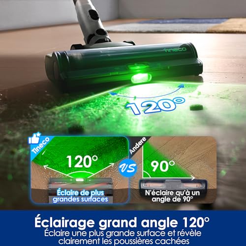 Tineco Pure One Station 5 Plus Smart Cordless Vacuum Cleaner with 2.5L Automatic Dust Base, Full Self-Cleaning, 175W Suction, ZeroTangle Technology, iLoop Smart Sensor
