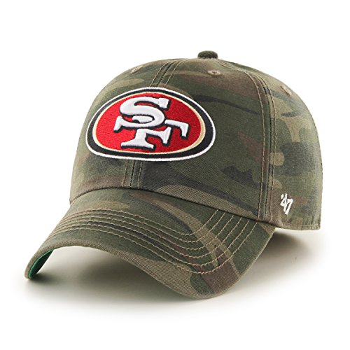 NFL San Francisco 49ers Harlan Franchise Fitted Hat, Small, Sandalwood