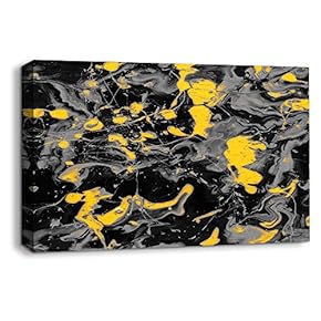 Canvas Wall Art Abstract Oil Texture Pictures Home Wall Decorations for Bedroom Living Room Paintings Canvas Prints Framed - 12x18 inches