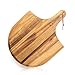 Chef Pomodoro Acacia Wood Pizza Peel, Charcuterie Board Pizza Spatula Paddle for Baking Homemade Pizza and Bread - Oven or Grill Use - POMODORO
