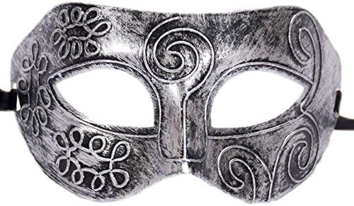 Mens Masquerade Mask Vintage Half Face Party Mask Mardi Gras Christmas Halloween Mask