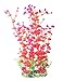 Pawliss Aquarium Decor Fish Tank Decoration Ornament Artificial Plastic Plant Red Large 16inch