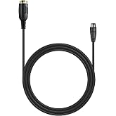 ZLiT Connection Din6 Cable Adaptation for Thrustmaster TH8A Cable Hand Row TSS Handbrake Signal Line (Din6)