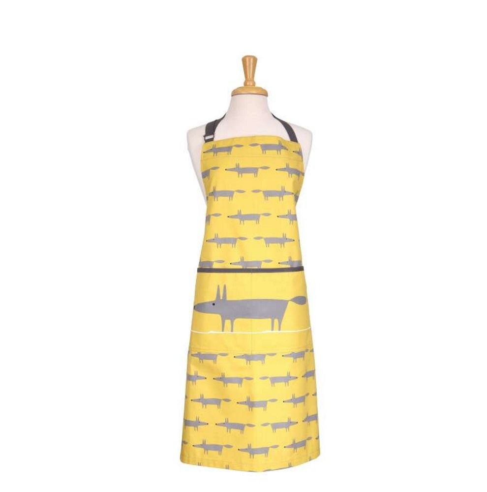 Scion by Dexam Mr Fox Adult Apron - Yellow