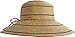 Coolibar UPF 50+ Women's Aubrey Wide Brim Beach Hat - Sun Protective (One Size- Natural Wide Stripe)