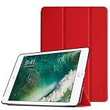 Fintie iPad 9.7 2018/2017 Case - Lightweight Slim Shell Standing Cover with Auto Wake/Sleep Feature for Apple iPad 6th / 5th Gen 9.7 Inch Tablet, Red