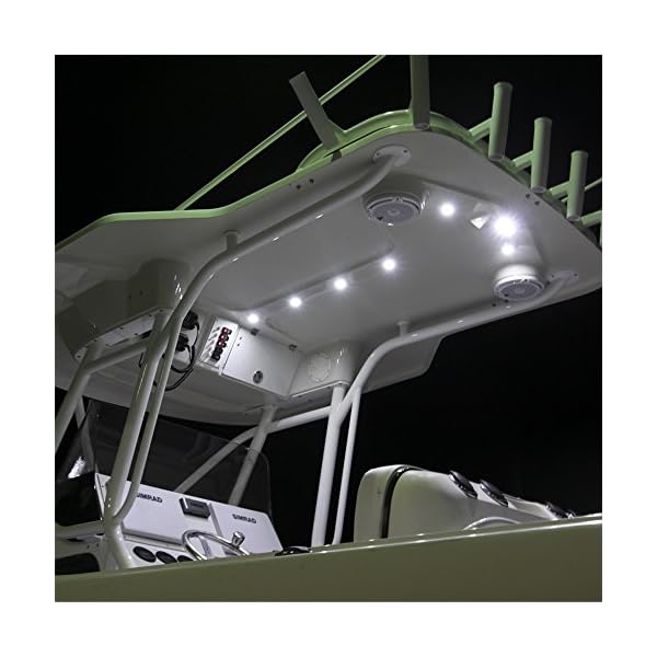 Lumitec-Capri-LED-Flush-Mount-Spreader-Flood-Boat-Light-White-Housing-101288