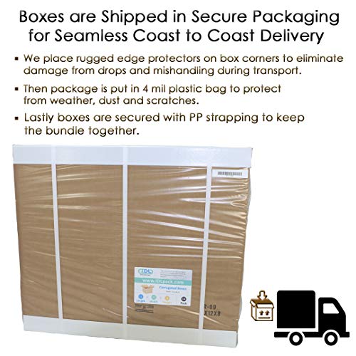 IDL Packaging B181265 Medium Corrugated Shipping Boxes 18"L x 12”W